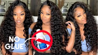 No Glue, No Problem! How To Install A 4X4 Loose Wave Wig Like A Pro Ft. Arabella Hair