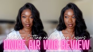 New Unice Air Wig | Install + Review + Cutting Long Layers On A Wig | Tan Dotson