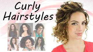 Curls Wavy Haircuts Ideas To Try  Curly Hairstyles For Short Hair   Curling Wave Curled