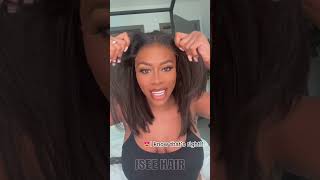 An Affordable Opportunity Not To Be Missed, Get It Glueless Wig@Iseehair #Shorts #Gluelesswig