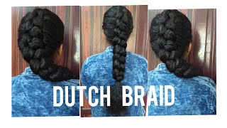 Dutch Braid Hairstyle Tutorial In Malayalam//Easy Hairstyle 2020//3 Star World