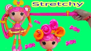 Lalaloopsy Stretch Candy Gummy Like Hair Doll Whirly Stretchy Locks Toy Review Unboxing