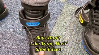 Boys Don'T Like Tying Their Shoe Laces Here Is A Simple Solution