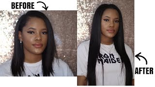 I Tried Clip In Extensions Ft. Amazing Beauty Hair
