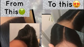 How I Make A Closure Look More Realistic! Using Outre Laid & Slayed Lace Closure!