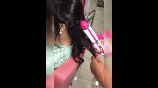 Tong Curls Hairstyle For Parties & Weddings
