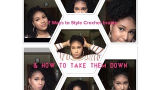 7 Crochet Braid Hairstyles + How To Take Them Down