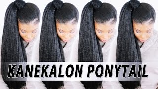 $5 High Ponytail W/ Kanekalon Braiding Hair!