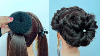 Beautiful Twisted Juda Hairstyle For Wedding Guest ||