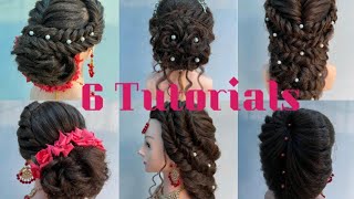 6 Easy Hairstyles||Pakistani Hairstyle For Girls|How To Style Long Hair|Ainee'S Lifestyle
