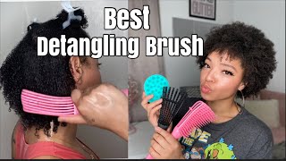 Trying Out New Hair Products| Detangling Brushes With Scalp Massager From Amazon