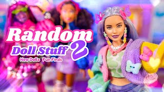 Random Doll Stuff 2: Barbie Extra 19 & 20 , Dream Ella Extra Iconic, Coloring Doll Hair And More