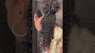 Doing Straight Hairstyles On My Curly Hair Part 14!