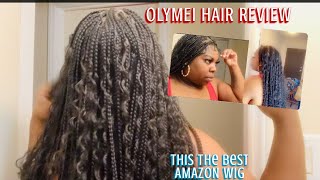 Triangle Knotless Box Braid Wig | First Impression | Olymei Wig Review