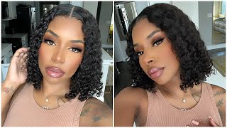 Kinky Curly 5X5 Closure Wig Install |Undetectable Lace Wig|  No Babyhairs |  Luvme Hair