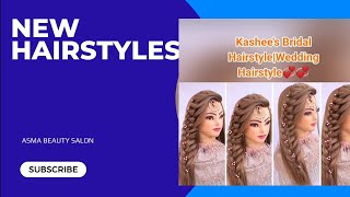 Kashes, Bridal Hairstyle  || Wedding Hair Style || Latest New Front Hairstyle For Party Ii