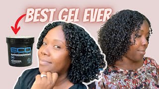 Super Protein Eco Styler Gel Review | Wash And Go With Eco Styler Super Protein | Christine Curls