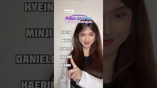 New Jeans Member Hairstyle | Danielle New Jeans Hairstyle | Korean Girls #Newjeans #Kpop #Hairstyle