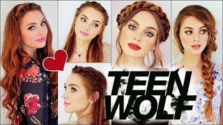 Lydia Martin From Mtv Teen Wolf Braided Hairstyles | Holland Roden Tutorial