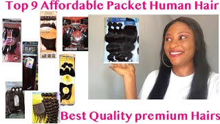 Top 9 Affordable Packet Human Hair In Nigeria With The Best Quality|Single Drawn/Double Drawn Hair