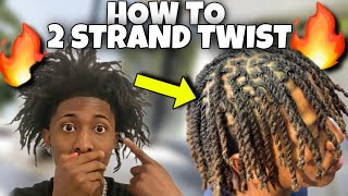How To 2Strand Twist Your Hair *Freeform Twist Tips*
