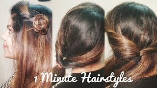 Easy  Hairstyles For Office/School/College | Short-Medium-Long Hair