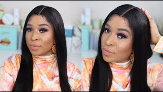 The Best Silky Straight Lace Closure Wig Ever ? Ft Ali Grace Hair Review