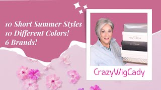 Short Wigs For Summer | 10 Different Colors From 6 Brands | Pick Your Summer Favorite!