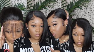Lace Where? 100% Glueless Wig Install For Beginners | Step By Step Natural Wig Install | Myfirstwig