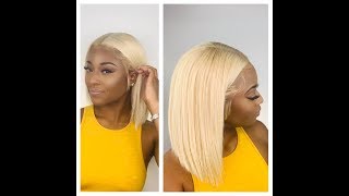 How To Install/Blend 613 Blonde Lace Wig Featuring : Goofball Hair