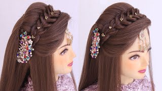 Engagement Look For Bride L Wedding Hairstyles Kashee'S L Easy Open Hairstyles L Bridal Hairsty