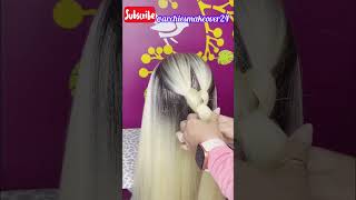 30 Second Little Heart Running Late Hairstyle#Hair#Youtubeshorts#Shorts#Viral#Hairtutorial