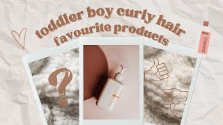 Toddler Boy Hairstyle | Top 3 Favourite Kids Curly Hair Products | What Products We Hate!