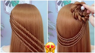 Most Beautiful Hairstyle For Students | Gorgeous Hairstyle For Girls |14|