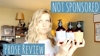Unsponsored Prose Hair Care Review || First Impressions