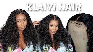 Finally!!!  The Best Curly Lace Wig For Beginners!  Klaiyi Hair
