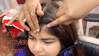 Simple & Quick Open Hairstyles For Thin Hair / Party Hairstyles For Girls