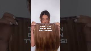 The Two Ways To Wear Our Multiway Weft | Halo Hair Extension