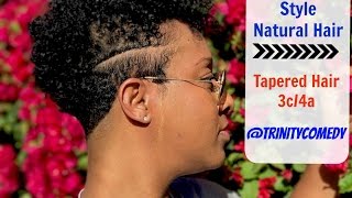 Hair Update:: How To:: Style Tapered Natural Hair 3C/4A : Dc Routine