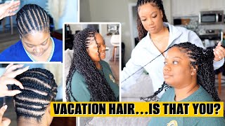 I'M Taking Clients! Jk! | Mini Crochet Twist On Natural Hair For My One Client