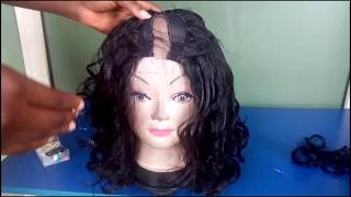 How To Make Your Own Closure On Curly Hair //2