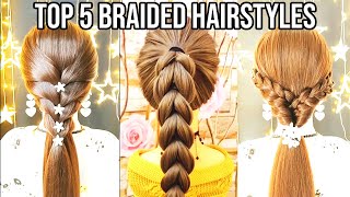 Top 5 Braided Hairstyles | Casual Hairstyles For Women | Top Hair Styles For Girls #3