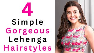4 New & Gorgeous Open Hairstyles For Lehenga | Simple Hairstyle