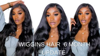 Best Wig Ever | Wiggins Hair Loose Deep Wave Update | 6 Months  Update | Curly To Straight !