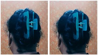 Easy Claw Clip Hairstyles For Ladies // Clutcher Hairstyle For Short Hair // Summer Bun Hairstyles