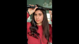 How To Curl Your Hair Using A Curling Wand Easy Hair Tutorial For Hollywood Waves