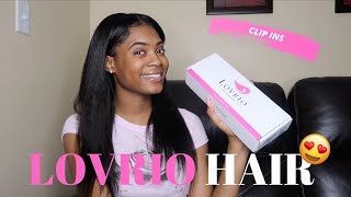 Lovrio Kinky Straight Clip-Ins  | Review & Unboxing