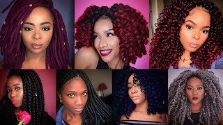 2021/2022 Braids Hairstyles Pictures For Black Women||54 Cute Crotchet Braids & Hairstyles Pictures