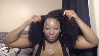 Full Lace Wig Review | Afro Kinky Curly Brazilian Jeri Curl