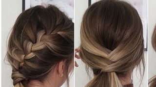 #10 Hair Styles | Attractive Ponytail Hairstyle | Easy Ponytail Hairstyle | Hairstyle For Gown